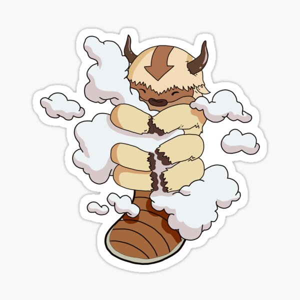 Appa In The Clouds Sticker