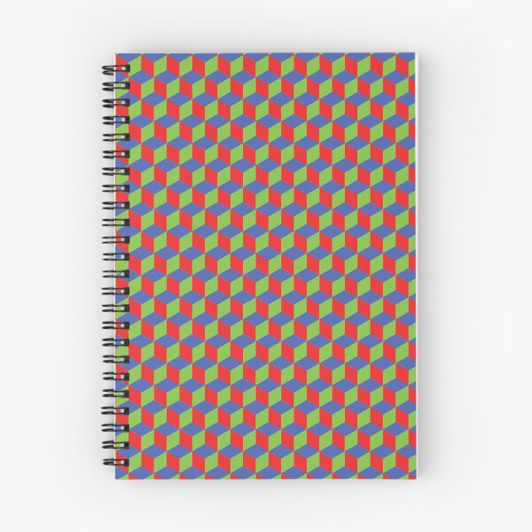 Item preview, Simple cube 3d geometric pattern red green blue designed and sold by FakeMirror.