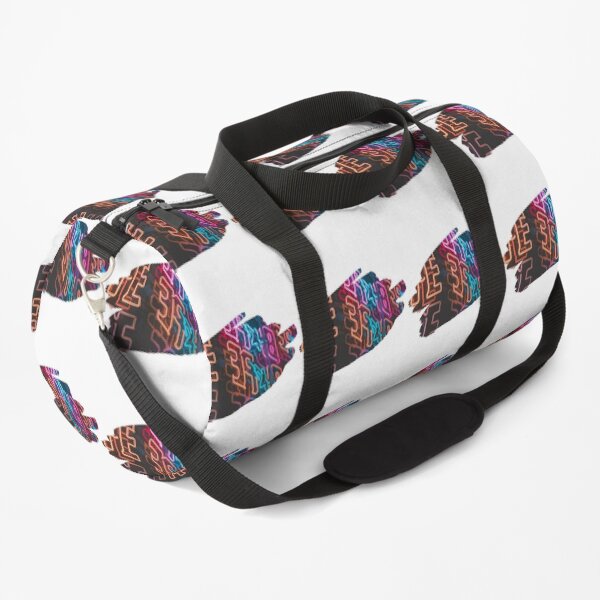 Neon light Design Tee T-Shirt Duffle Bag
