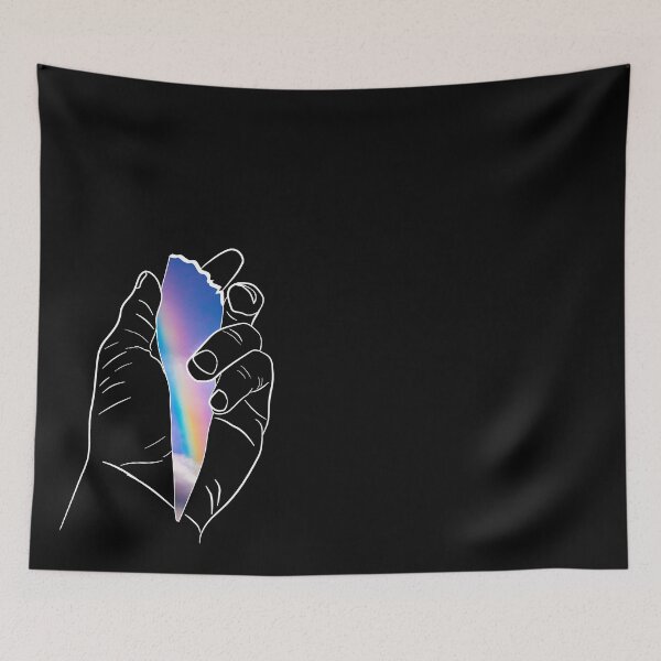 Item preview, hand with a rainbow splinter of glass designed and sold by ZANGRAM.
