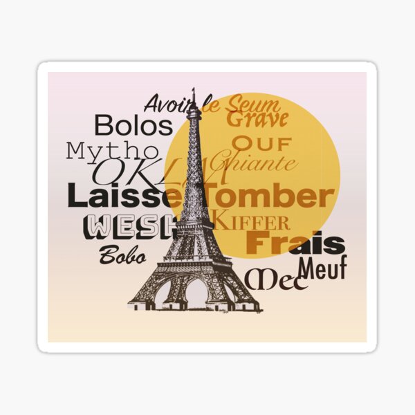 paris-slang-sticker-by-yuccastudios-redbubble