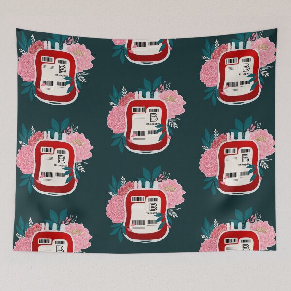 Item preview, Floral B Negative designed and sold by Lindsey Seymour.