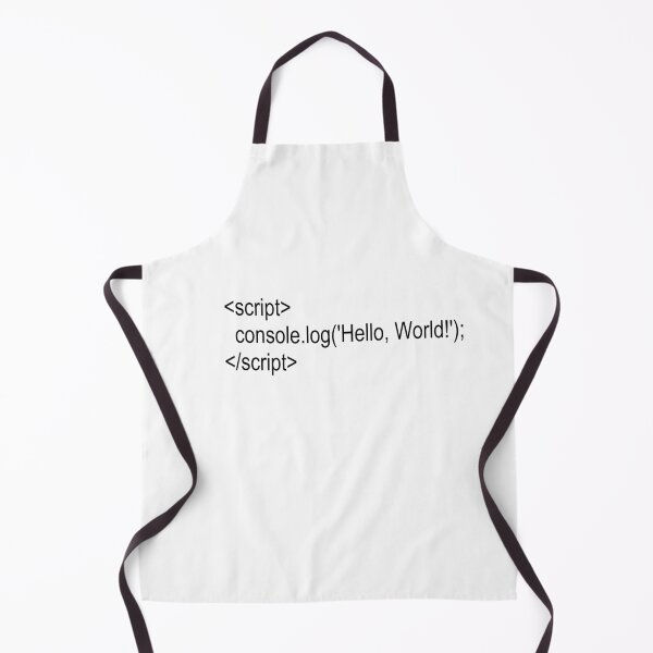 Item preview, <script>   console.log('Hello, World!'); </script> designed and sold by NION STUDIO.