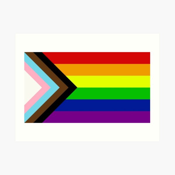 Pride Progress Flag Art Print