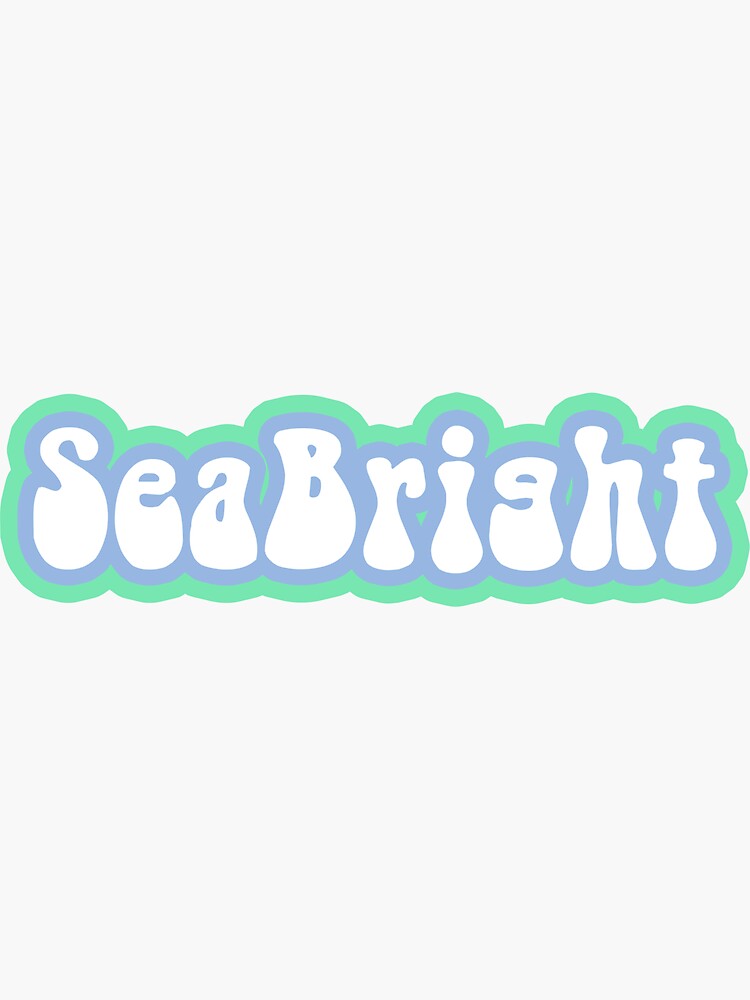 ""Sea Bright"" Sticker by JGStickers Redbubble