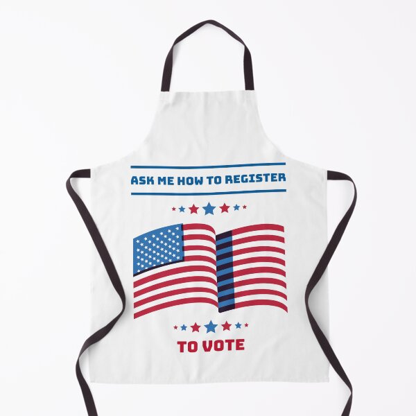 Item preview, Us Elections American Flag "Ask me how to register to vote" designed and sold by TamGustam.