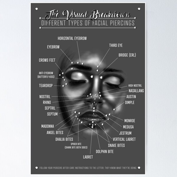 A Comprehensive Guide to Facial Piercings