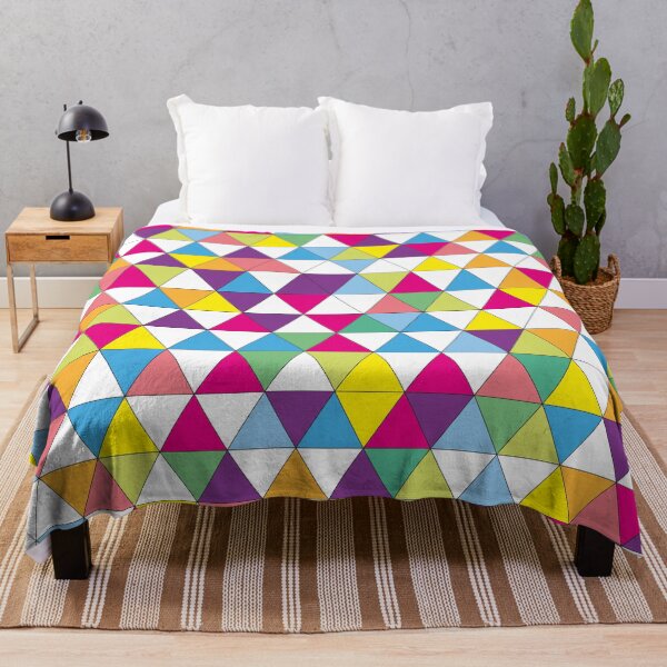 Item preview, Triangle geometric pattern multicolor designed and sold by Kamiri.