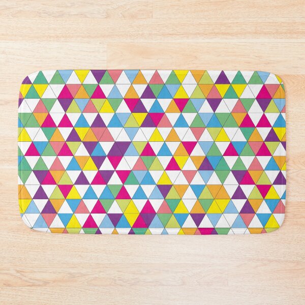 Item preview, Triangle geometric pattern multicolor designed and sold by Kamiri.