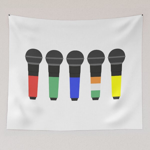 Item preview, one direction microphone colors designed and sold by disneysminnie.