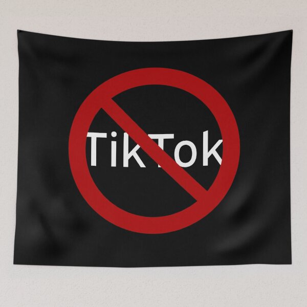 Item preview, Ban TikTok No Sign Chinese App Social Media  designed and sold by harryleroux.