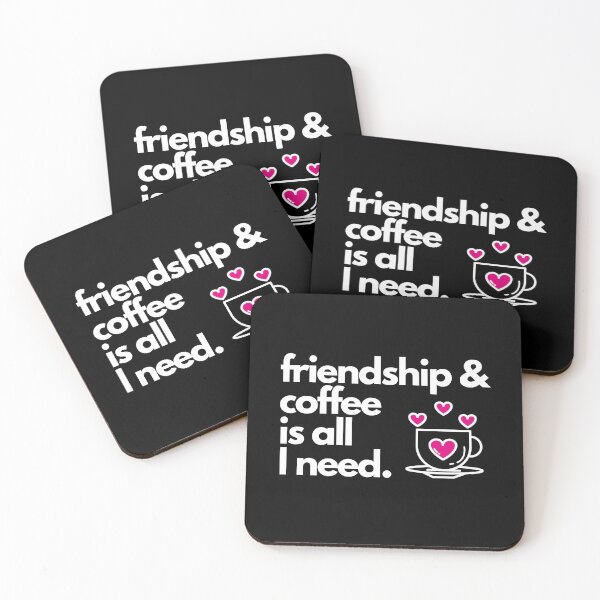Item preview, Friendship and coffee is all I need - International Friendship Day T-shirt designed and sold by knapst.