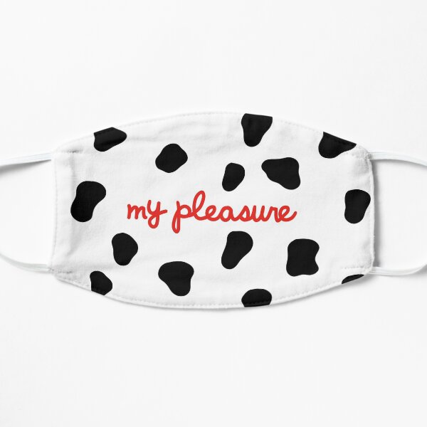 “My Pleasure” Chick V2 With Black Spots Flat Mask