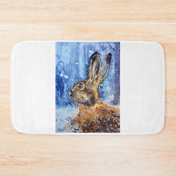 Item preview, Hare by Winter Moonlight designed and sold by Double Dutch Designs.