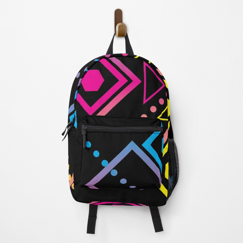 Gradient Cross Geometric Graphic Backpack