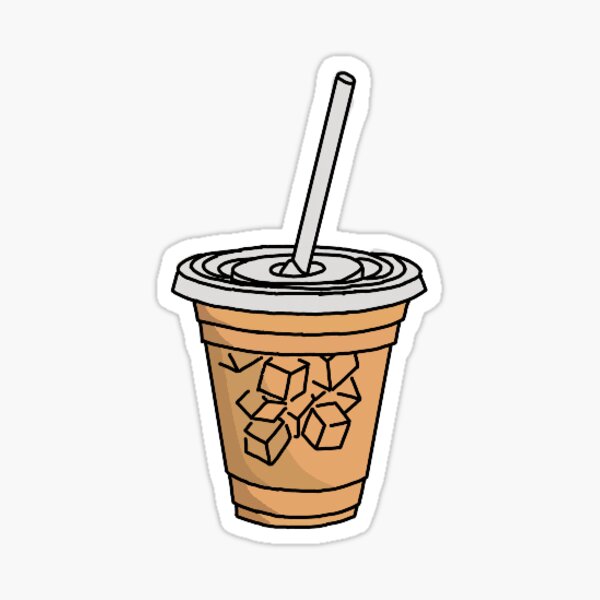 Vista previa del artículo con la obra «Café helado», diseñado y vendido por mayafoleyy.
