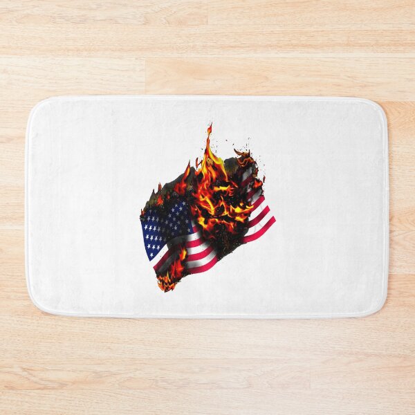 Item preview, Burning American Flag designed and sold by WhiteWreath.