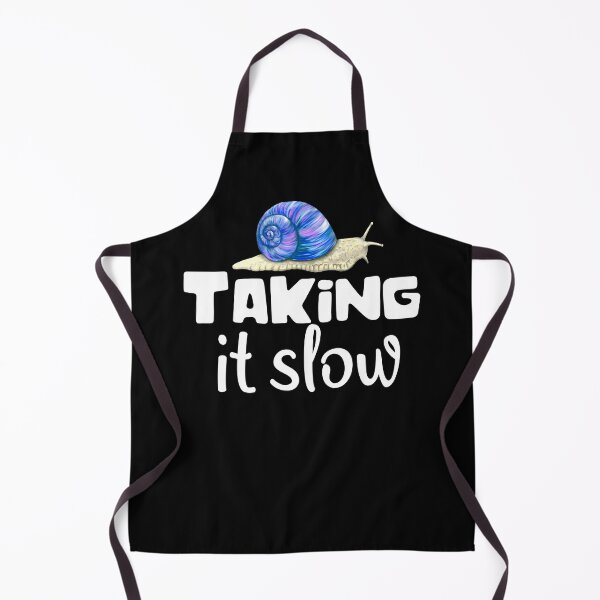Item preview, Taking It Slow Funny Snail Saying designed and sold by Kraina.