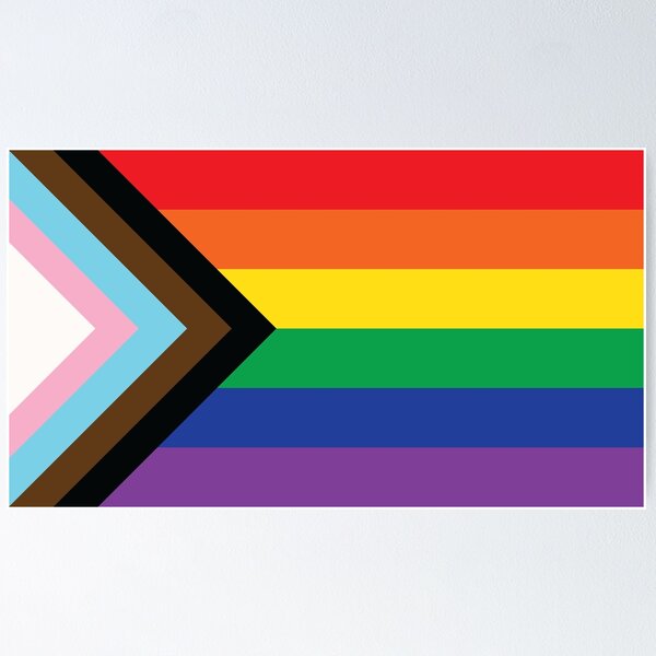 Item preview, Progress Pride Flag designed and sold by Inspiration Graphics.
