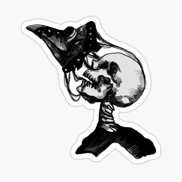 Item preview, Plague Doctor skeleton 1 designed and sold by dustyrat.
