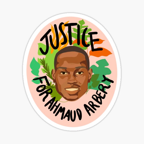 Justice for Ahmaud Arbery Sticker