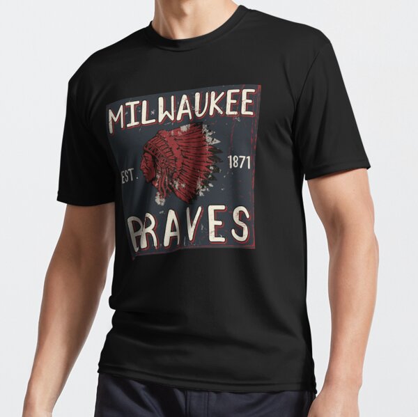 milwaukee braves t shirt