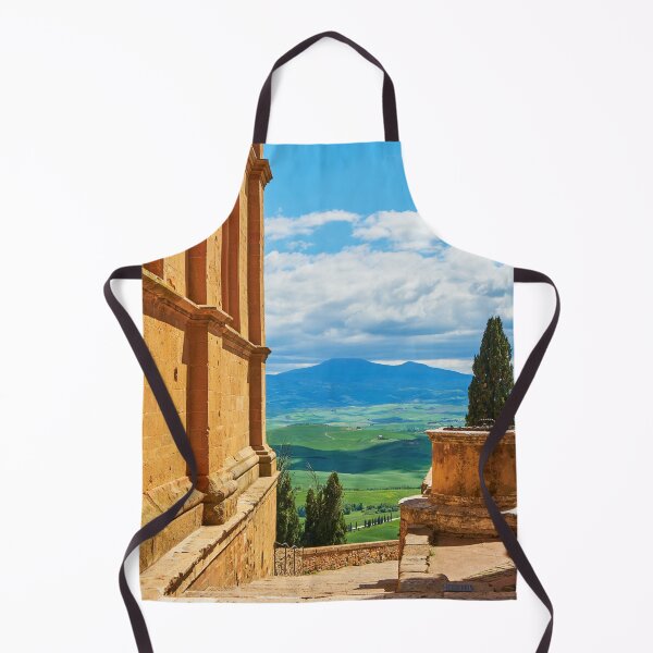 Item preview, Rolling hills vista from the floating city of Pienza in Tuscany designed and sold by Simon Charbonneau.