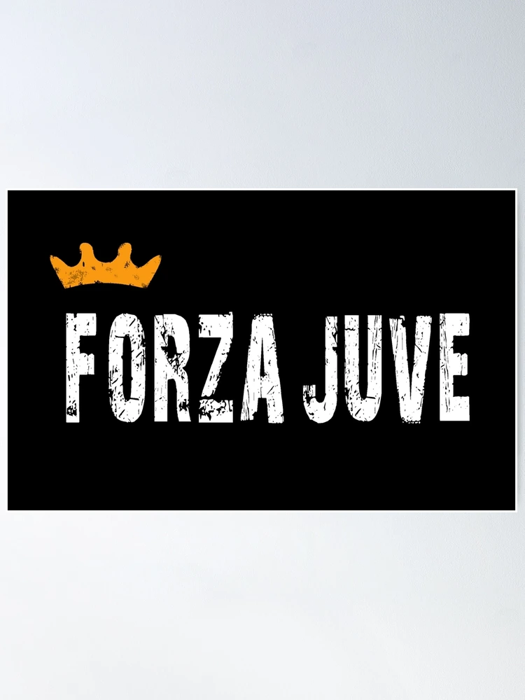 Forza Juve White Black Sticker for Sale by VRedBaller