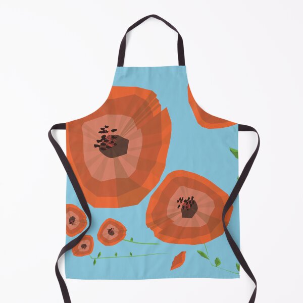 Item preview, Cottage Chic Poppy Pattern designed and sold by Michelle Sarah.