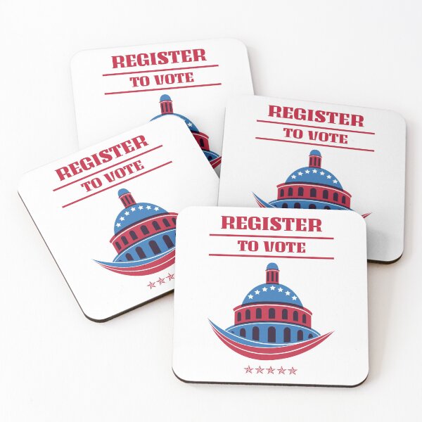 Item preview, Us Elections American Flag Colors "Register to vote" designed and sold by TamGustam.