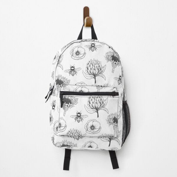 Item preview, Honey Bee Wildflower Pattern designed and sold by Twigs and Shadow.