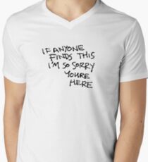 If Anyone Finds This... Men's V-Neck T-Shirt