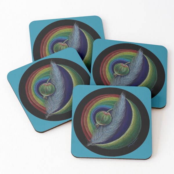 Item preview, Nessa Bow Rainbow Mandala designed and sold by pigwingsangel.