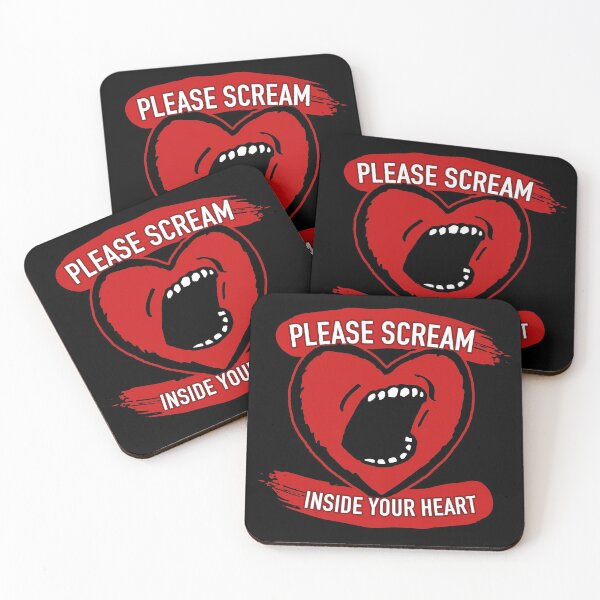 Item preview, Please Scream Inside Your Heart designed and sold by scribblepunch.
