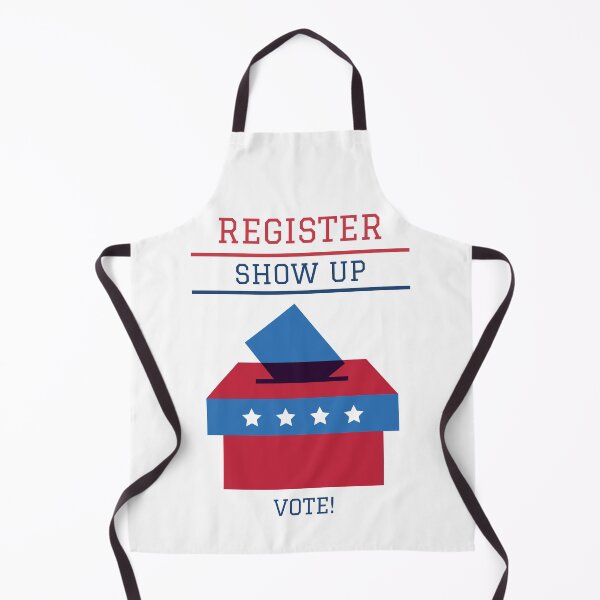 Item preview, Us Elections American Flag Colors "Register, show up, vote" designed and sold by TamGustam.