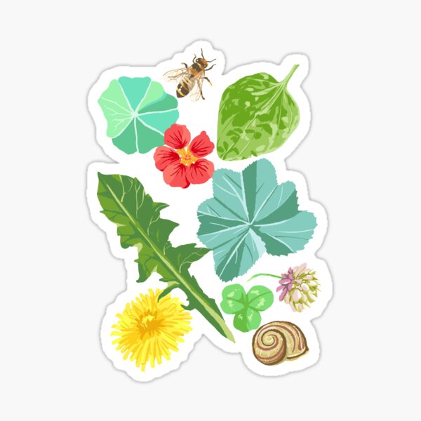 Summer Meadow Pattern Sticker