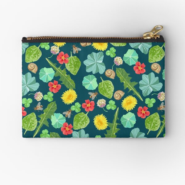 Summer Meadow Pattern Zipper Pouch