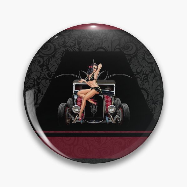 Item preview, Pin Up, Hot Rod RockaBilly Pinstriping designed and sold by BlackRabbit33.