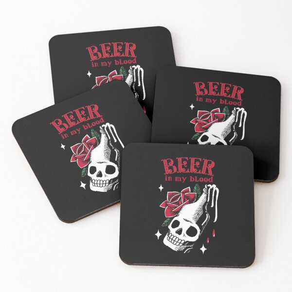 Item preview, Beer in my Blood Skull, Beer Day & Beer Drinking Graphic designed and sold by UrTops.