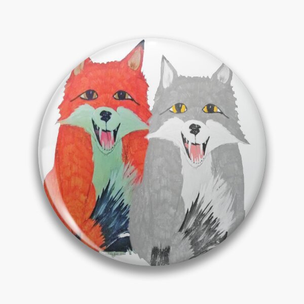 Item preview, Red and Gray fox designed and sold by BellsPainting.