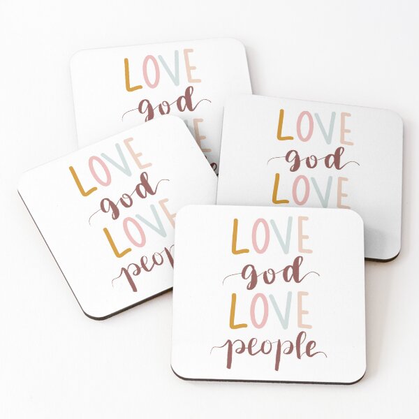 Item preview, love god love people design designed and sold by artandadeline.