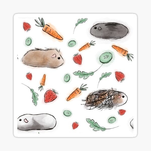 Guinea Pig Squad Sticker