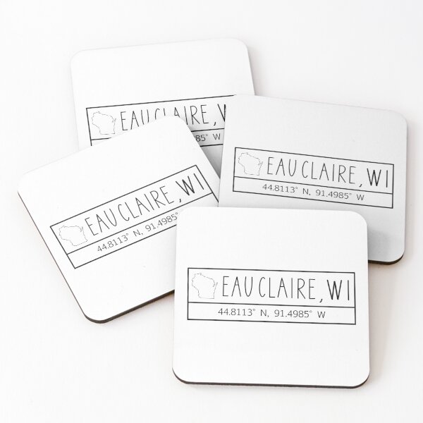 Item preview, Eau Claire Wisconsin Coordinate Emblem designed and sold by Emily Designs.