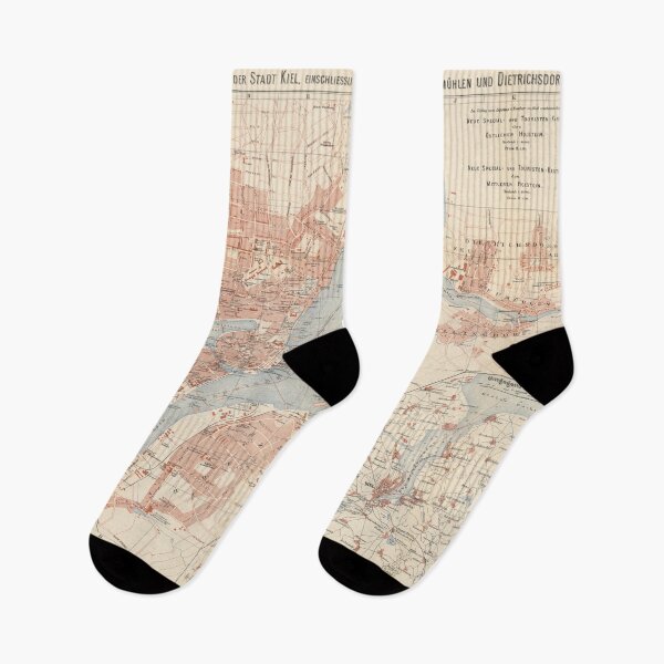Item preview, Vintage Kiel Germany Map (1895) designed and sold by BravuraMedia.