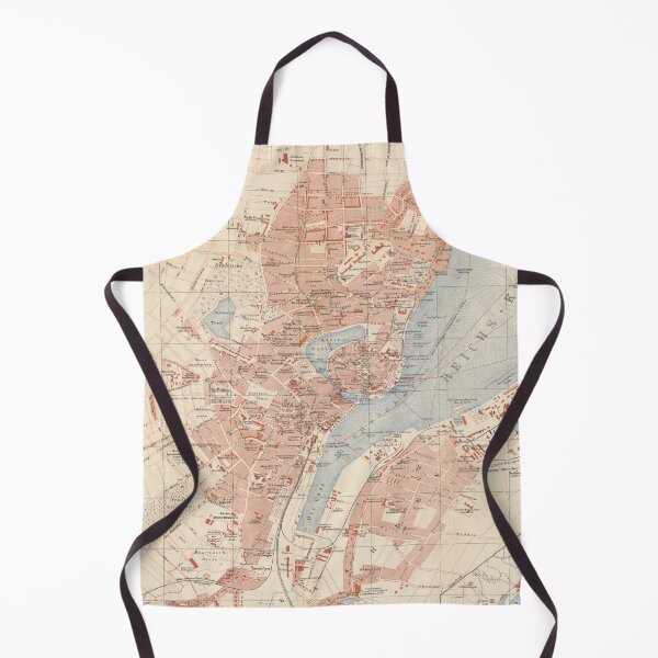 Item preview, Vintage Kiel Germany Map (1895) designed and sold by BravuraMedia.