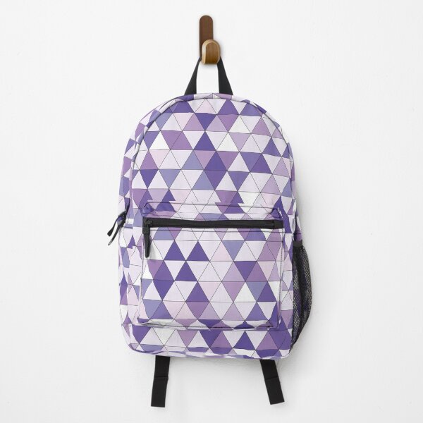 Item preview, Triangle geometric pattern violet designed and sold by Kamiri.