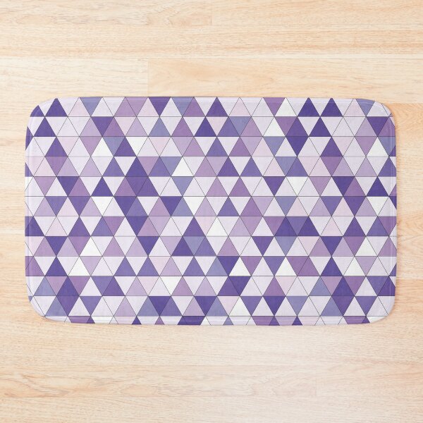 Item preview, Triangle geometric pattern violet designed and sold by Kamiri.