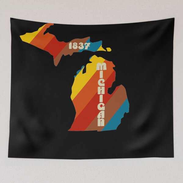 Item preview, Retro - Michigan established 1837 designed and sold by WatershedC.