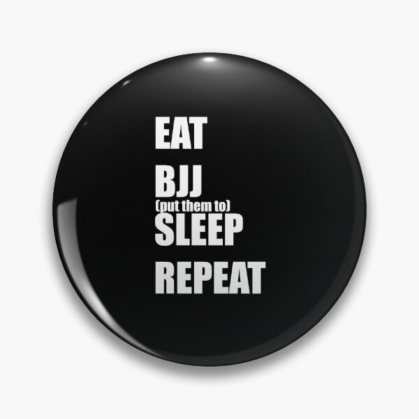 Item preview, BJJ - eat, sleep, repeat designed and sold by Flow-Store.