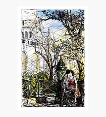 Montmartre 10 in colour Photographic Print